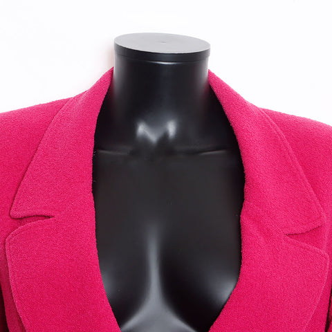 Chanel Size38 98A Double Coco Mark Button Jacket Pink WS9615