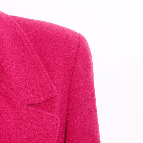Chanel Size38 98A Double Coco Mark Button Jacket Pink WS9615