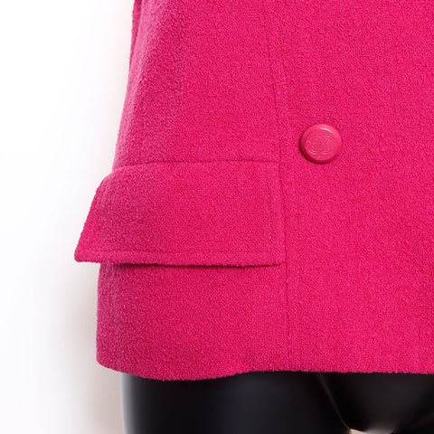 Chanel Size38 98A Double Coco Mark Button Jacket Pink WS9615