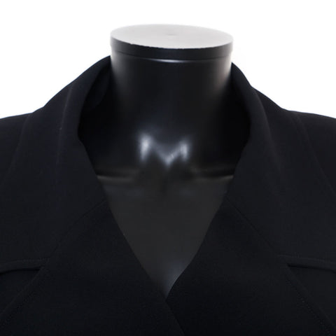 Chanel CHANEL Size 40 Coco Mark Button 96P Jacket Black WS9619