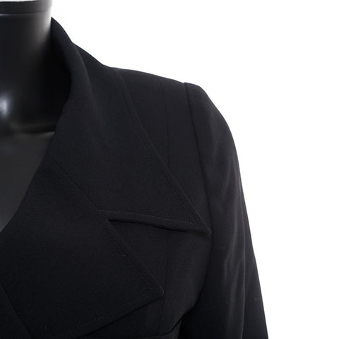 Chanel CHANEL Size 40 Coco Mark Button 96P Jacket Black WS9619