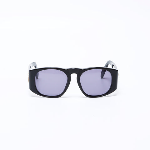 Chanel CHANEL Matelasse Coco Mark Sunglasses Black WS9628