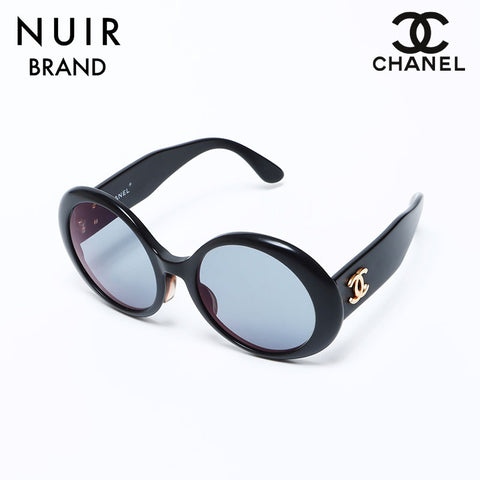 シャネル CHANEL ラウンド 丸形 ココマーク サングラス ブラック WS9629 – NUIR VINTAGE