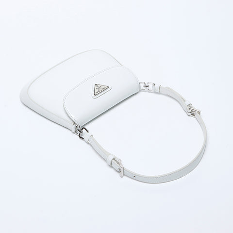 Prada Cleo迷你手提包白色WS9635