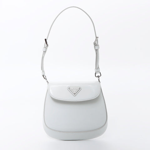 Prada Cleo迷你手提包白色WS9635