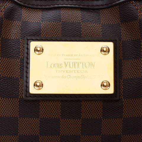 ルイ・ヴィトン LOUIS VUITTON MI4098 ダミエ テムズ ショルダーバッグ ブラウン WS9641