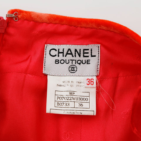 シャネル CHANEL Size36 ウール ココボタン 96P ココマーク スカート スーツ セットアップ ピンク WS9656