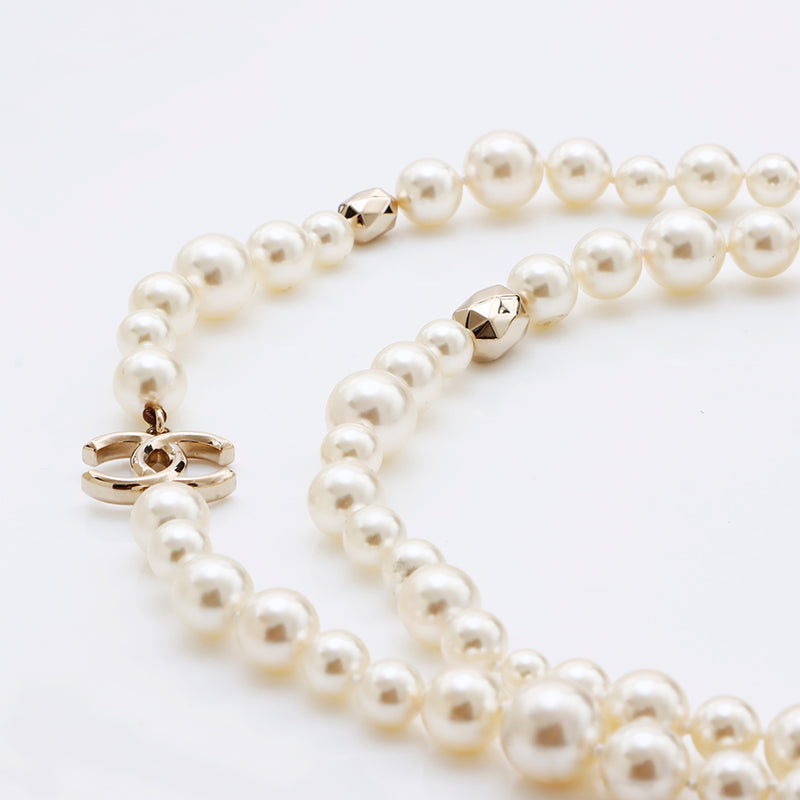ゴージャス２連パール CHANEL ネックレス ゴージャス2連パール CHANEL ネックレス