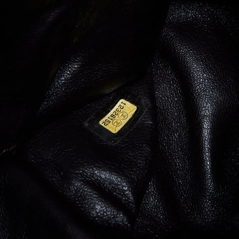 シャネル CHANEL 12番台 キャビア チェーン ハーフムーン デカココマーク ショルダーバッグ ブラウン WS9696