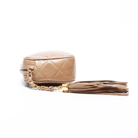 香奈儿香奈儿（Chanel Chanel）1号流苏小袋棕色WS9699