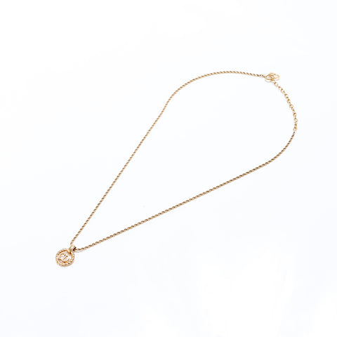 Christian Dior Vintage CD Collier Gold WS9701