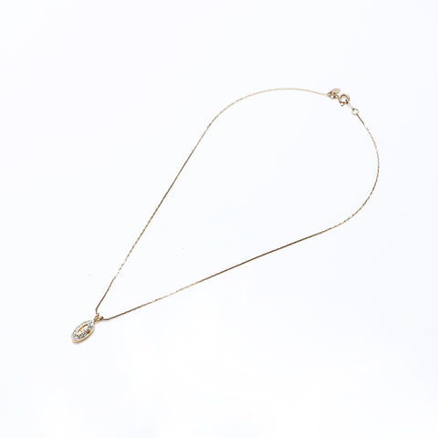 GIVENCHY Vintage G Collier Strass or WS9702