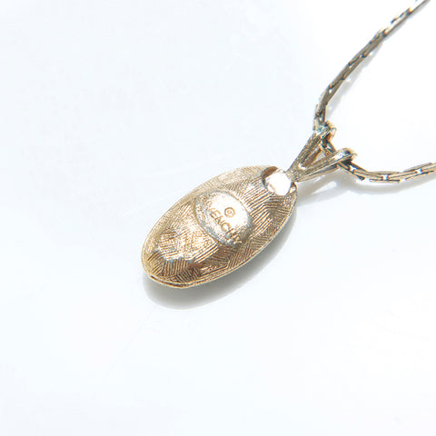 GIVENCHY Vintage G Rhinestone Necklace gold WS9702