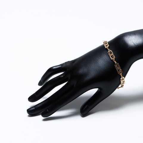 Bracelet chaîne GIVENCHY Vintage G Logo or WS9705