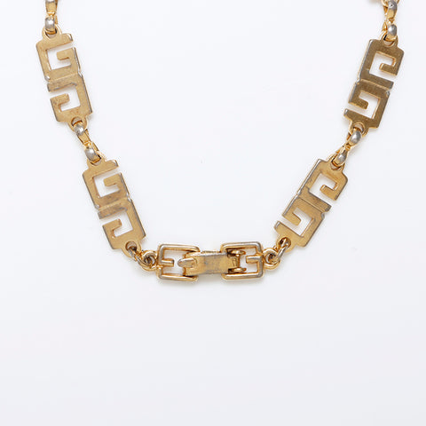 Bracelet chaîne GIVENCHY Vintage G Logo or WS9705