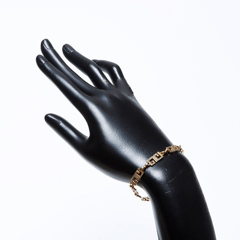 Bracelet chaîne GIVENCHY Vintage G Logo or WS9705
