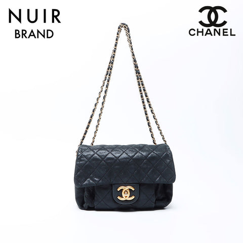 シャネル CHANEL 15番台 ラムスキン チェーン ショルダーバッグ グリーン WS9717