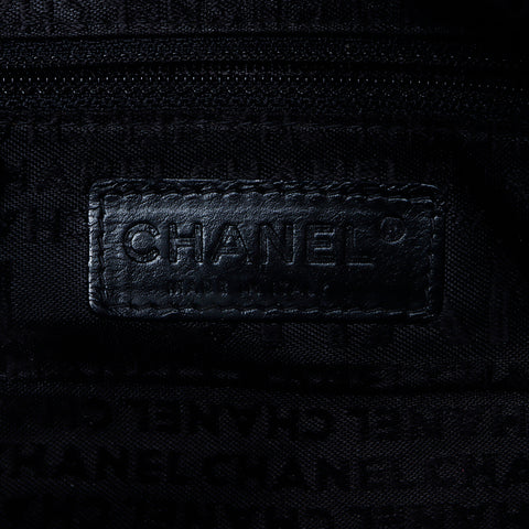 CHANEL No. 9 Caviar Chocolate Bar Boston Mini Handtasche schwarz WS9718