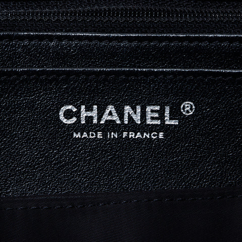 CHANEL Nr. 21 Lammleder Matelasse Umhängetasche schwarz WS9721