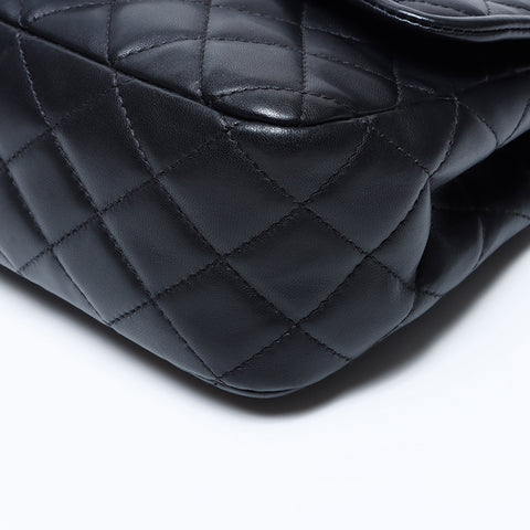 CHANEL Nr. 21 Lammleder Matelasse Umhängetasche schwarz WS9721