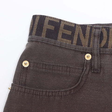 フェンディ FENDI Size38 パンツ グレー WS9740