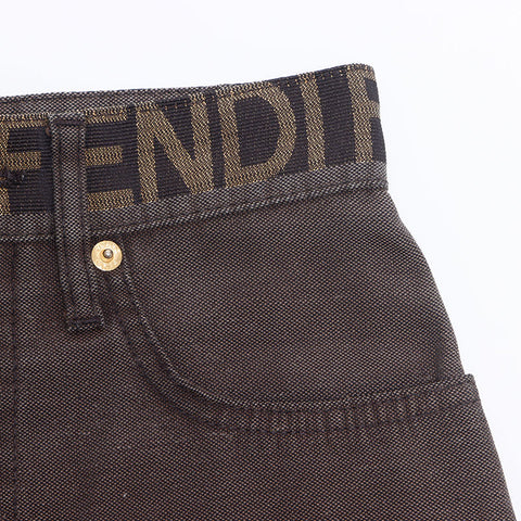 フェンディ FENDI Size38 パンツ グレー WS9740