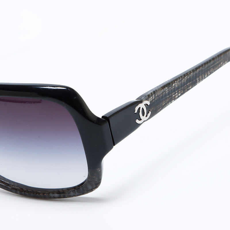 Chanel Coco Mark Sunglasses Black WS9751 – NUIR VINTAGE