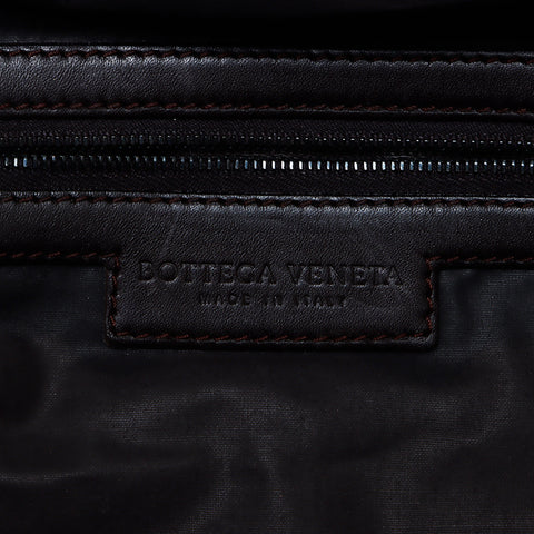 ボッテガヴェネタ BOTTEGAVENETA イントレチャート カーフ ボストンバッグ ブラウン WS9758