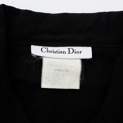 クリスチャンディオール Christian Dior Size:35 トラッカー バックロゴ ジャケット ブラック WS9761