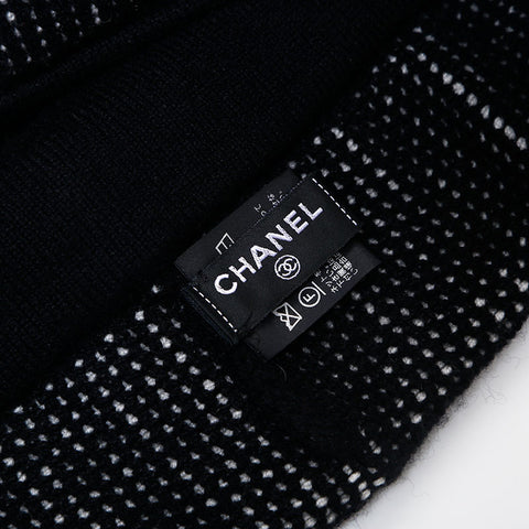 シャネル CHANEL ニット帽 ロゴ カシミヤ ニットキャップ
