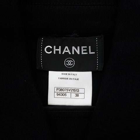 シャネル CHANEL Size38 ブルゾン ジャケット ブラック WS9769