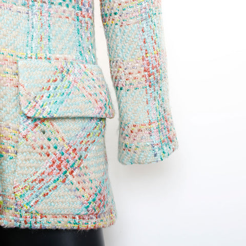 Chanel CHANEL SIze38 Tweed Jacket Multicolor WS9773