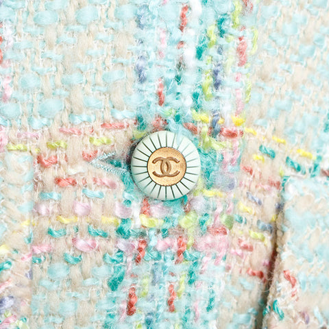 Chanel CHANEL SIze38 Tweed Jacket Multicolor WS9773