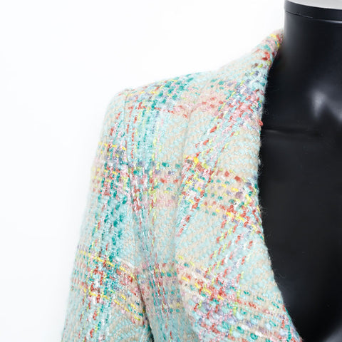 Chanel CHANEL SIze38 Tweed Jacket Multicolor WS9773