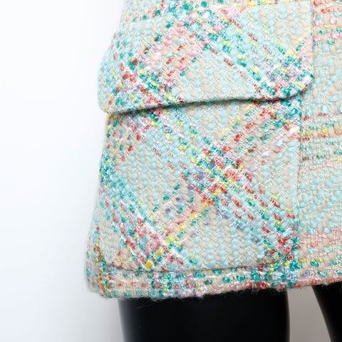 Chanel CHANEL SIze38 Tweed Jacket Multicolor WS9773