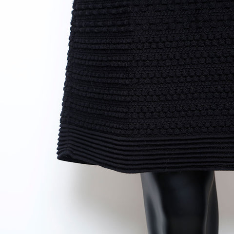 Chanel Size36 Back Zip Dress Black WS9774