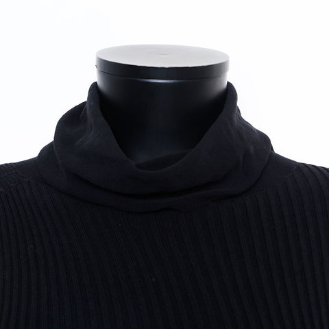 Chanel Size 42 03P Sleeveless Dress Black WS9779