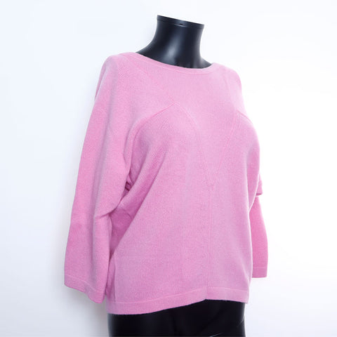 Chanel Size 38 Cashmere Knit Pink WS9788