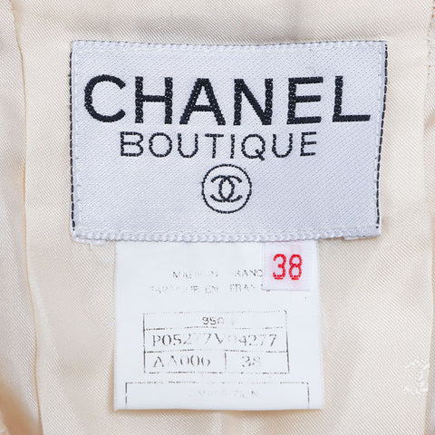 シャネル CHANEL Size38 ココマークボタン ジャケット ベージュ WS9790