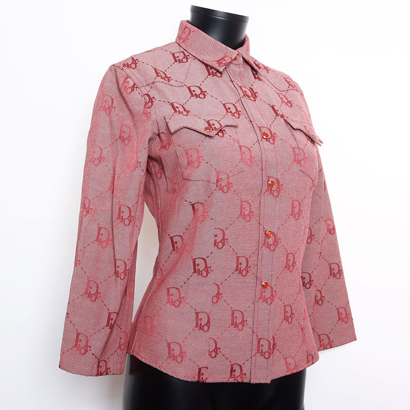 Christian Dior オリエンタル柄長袖トップス 38 WS9795-4.jpg?v=1727750455