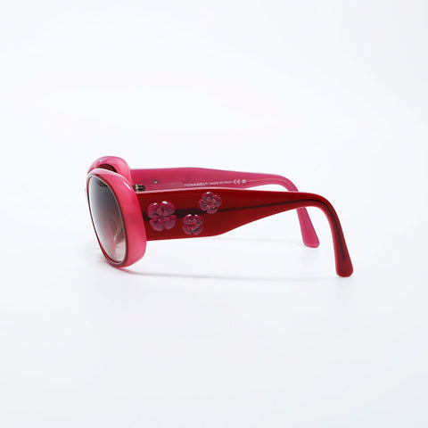 Chanel Camellia Coco Mark Sunglasses Pink WS9798 – NUIR VINTAGE