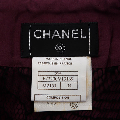 シャネル CHANEL Size34 03A スーツ ツイード セットアップ マルチカラー WS9801