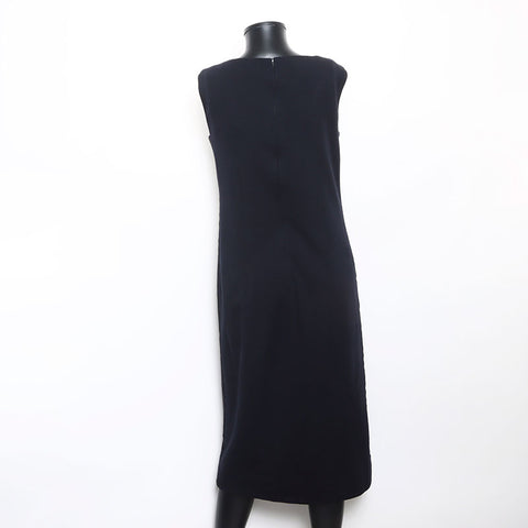 Chanel size36 veste robe costume ensemble ruban noir ws9804