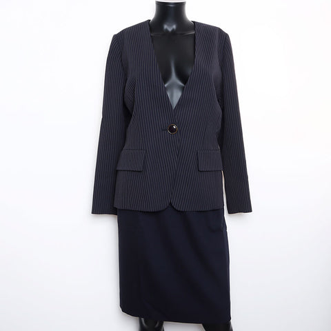 Christian Dior Size9 Jacke Rockanzug Setup Grey WS9805