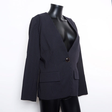 Christian Dior Size9 Jacke Rockanzug Setup Grey WS9805