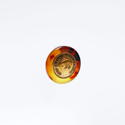 Chanel Chanel 97p Coin Round Boucles d'oreilles Gold WS9809