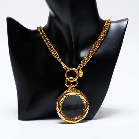 Chanel 1980 Collier de chaîne Gold WS9812