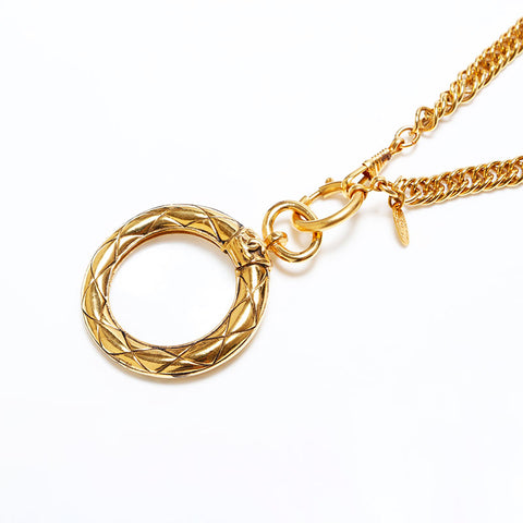 Chanel 1980 Collier de chaîne Gold WS9812