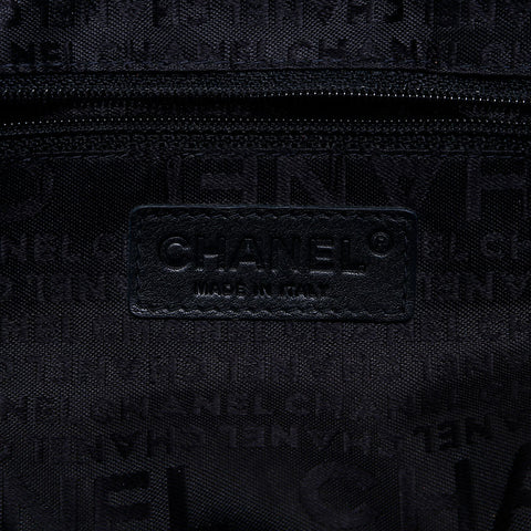 シャネル CHANEL 8番台 ソフトキャビアスキン チェーン 2.55 シルバー金具 ショルダーバッグ ブラック WS9815