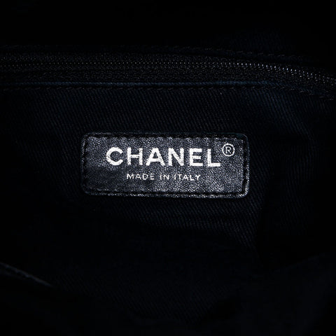 シャネル CHANEL 28番台 ツイード ドーヴィル バケットバッグ ショルダーバッグ ブラック WS9818